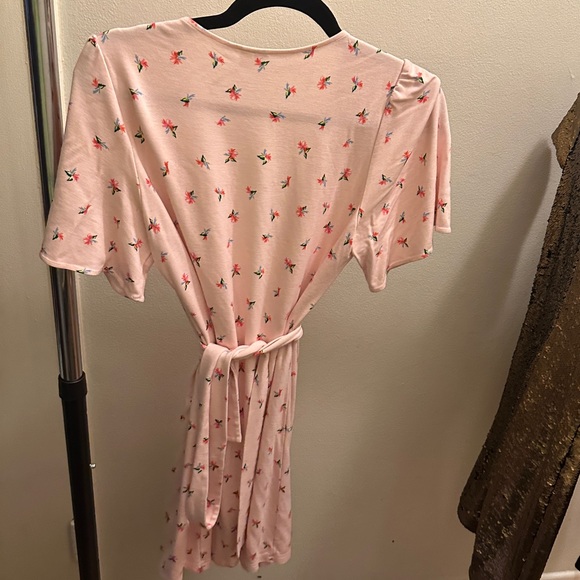 & Other Stories WRAP DRESS in Pink - Picture 2 of 4